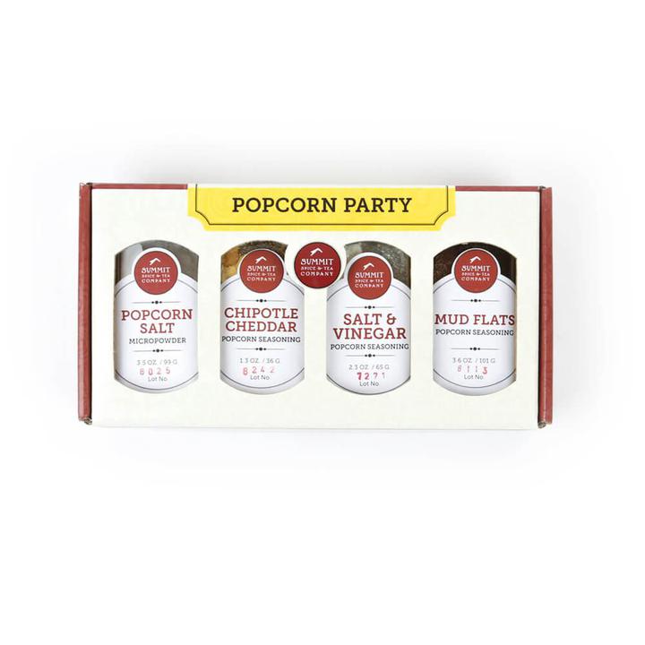 Summit Spice & Tea 4pc Popcorn Party Spice Box