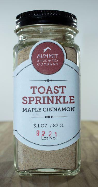 Toast Sprinkle: Maple Cinnamon
